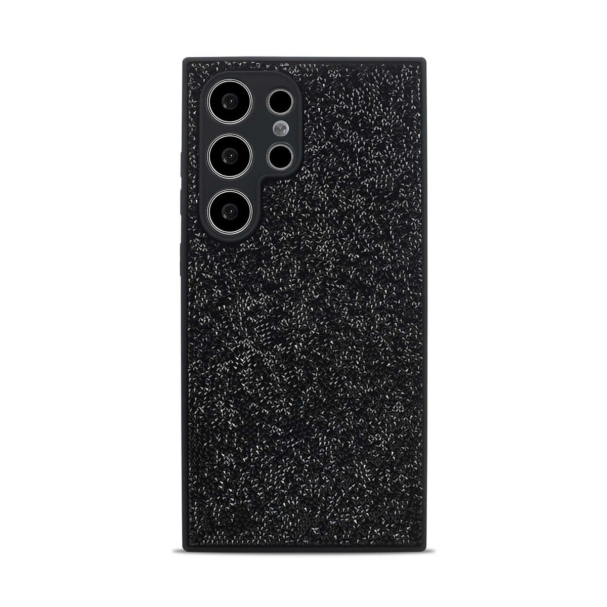 Coque Samsung Galaxy S25 Ultra - Noir - Étui arrière à paillettes diamant