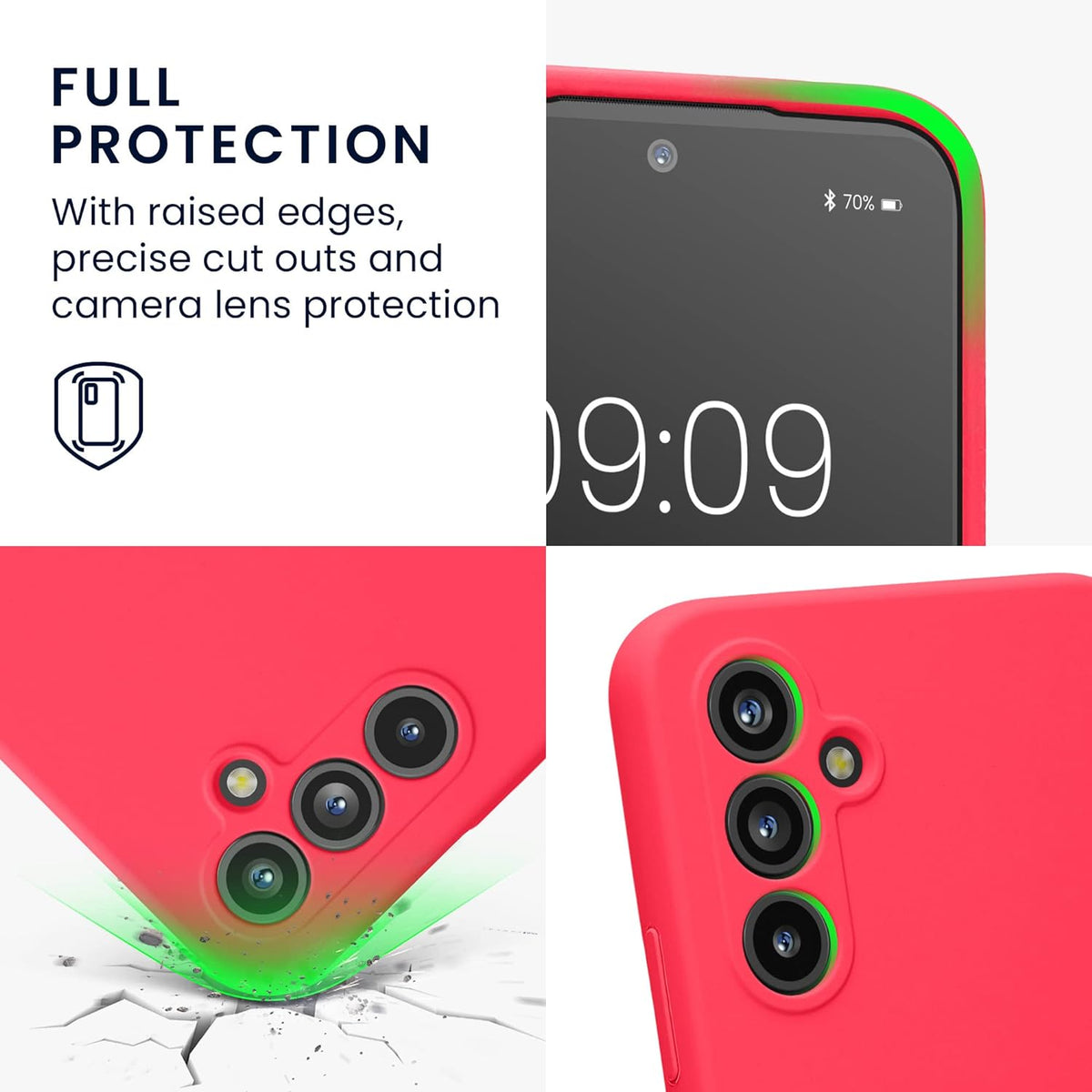 Samsung Galaxy A55 Hoesje - Roze - Liquid Siliconen Back Cover