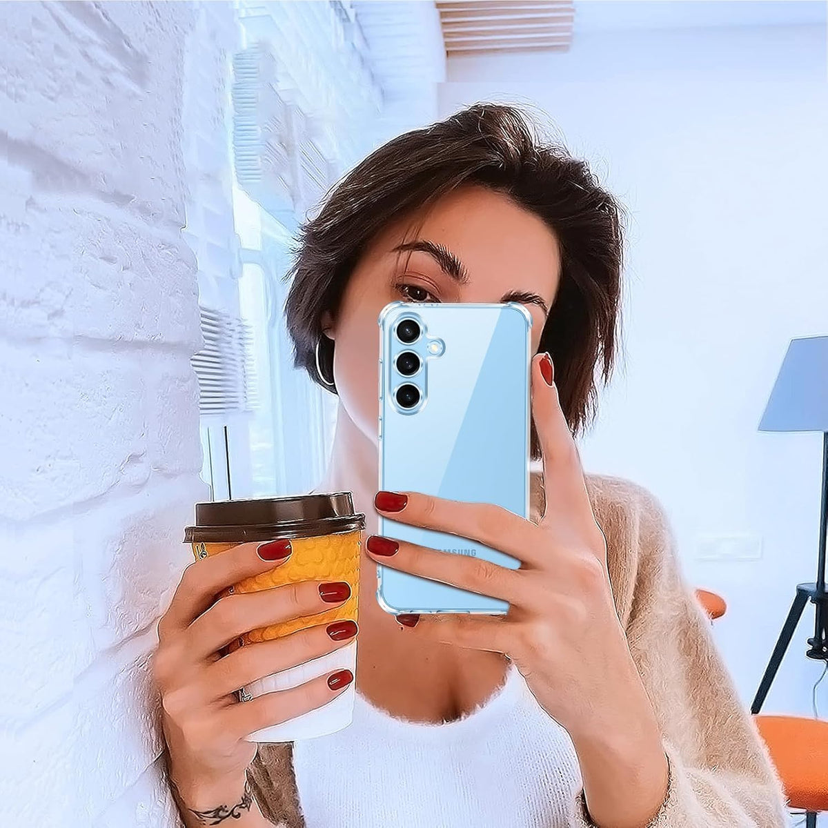 Samsung Galaxy A27 Hoesje - Transparant - Anti-Shock Back Cover