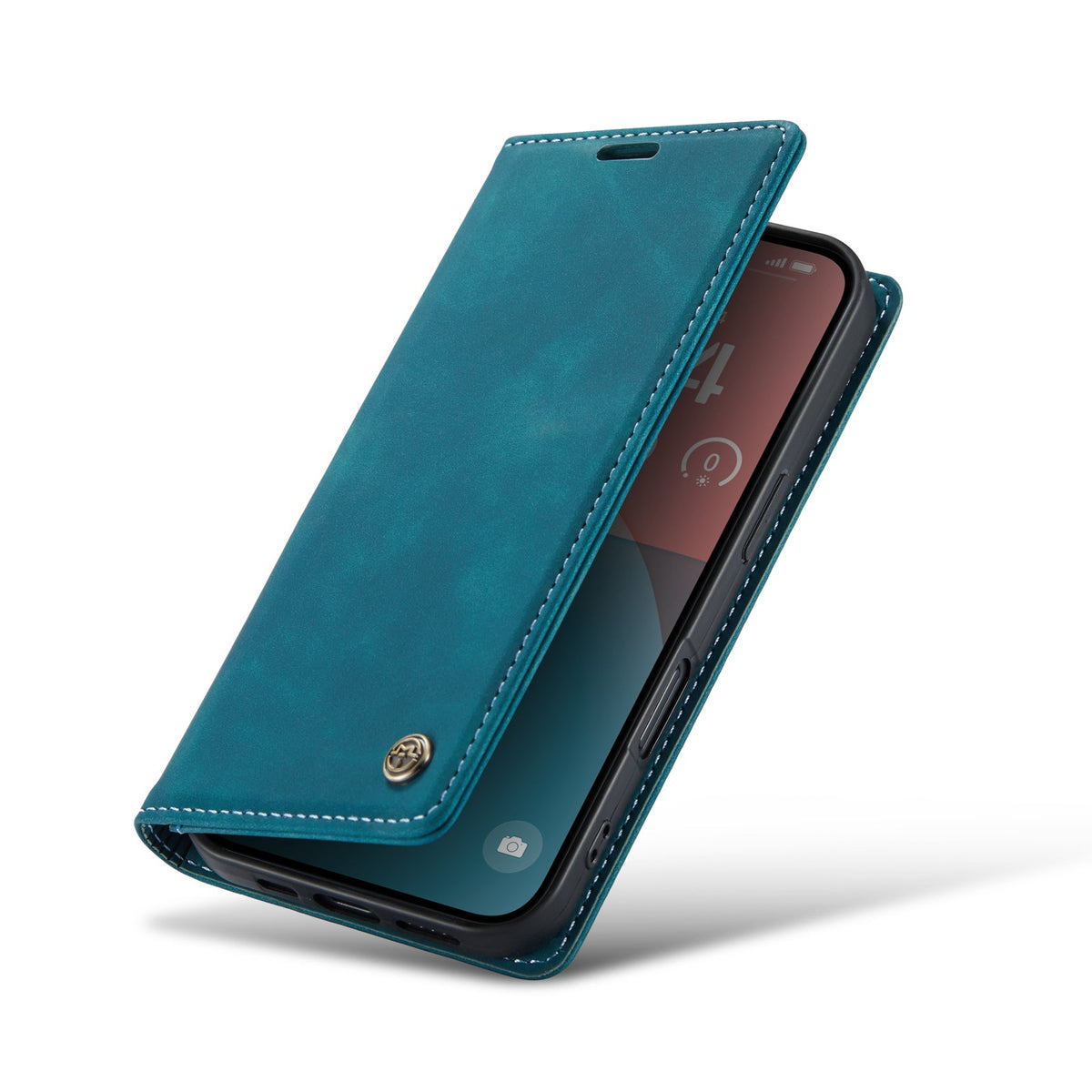 Apple iPhone 17 Pro Hoesje - Emerald Green - Dunne Bookcase