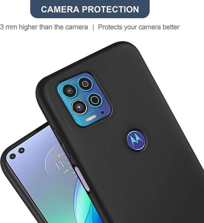 Motorola Moto G100 Hoesje - Zwart - Siliconen Back Cover