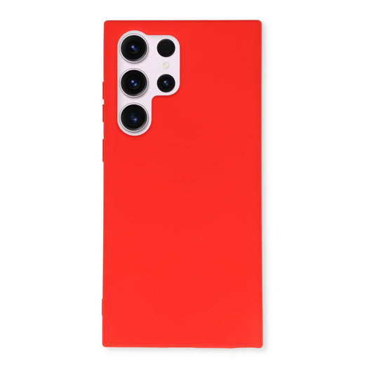 Samsung Galaxy S23 Ultra Case - Red - Strong Silicone Back Cover