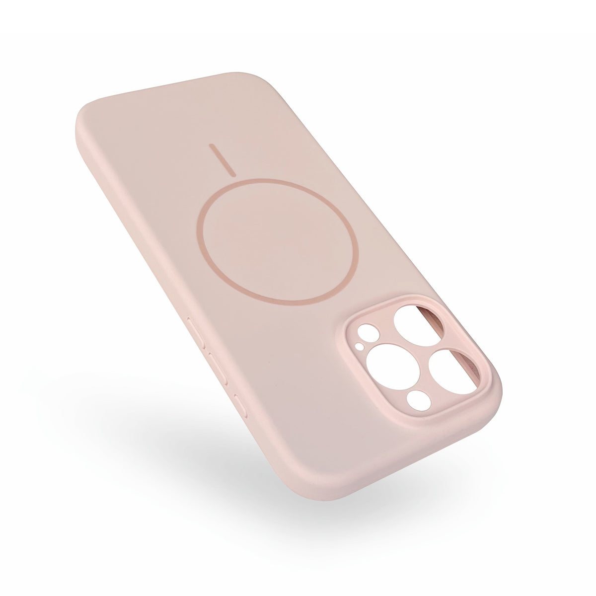 Apple iPhone 16 Pro Max Hülle - Rosa - Liquid-Silikon-MagSafe-Backcover