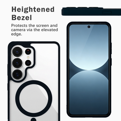 Coque Samsung Galaxy S26 Ultra - Noir - Bumper magnétique MagSafe Back Cover
