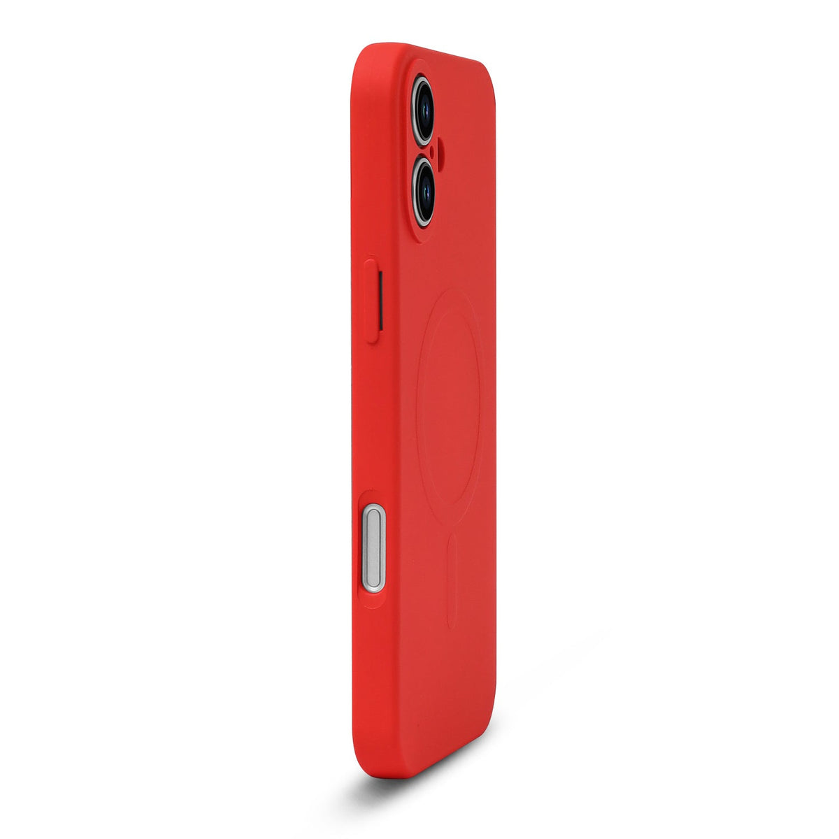 Apple iPhone 16 Case - Red - Liquid Silicone MagSafe Back Cover