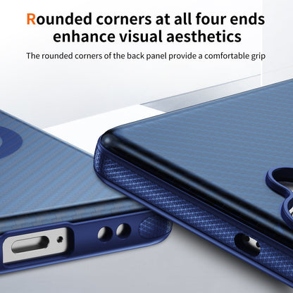 Samsung Galaxy S26 Case - Dark Blue - Carbon MagSafe Back Cover