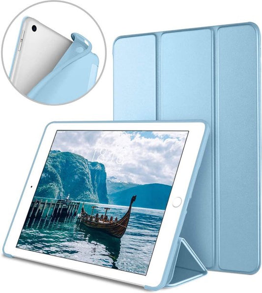 Apple iPad 6 9.7 (2018) Tablethoes - Licht Blauw - Smart Cover