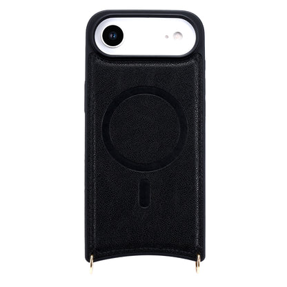 Apple iPhone Air Hoesje - Zwart - 'Amsterdam' Magnetische Wallet Case met Pasjeshouders en
