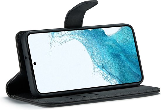 Samsung Galaxy S23 Plus Hoesje - Charcoal Gray - 2 in 1 Bookcase