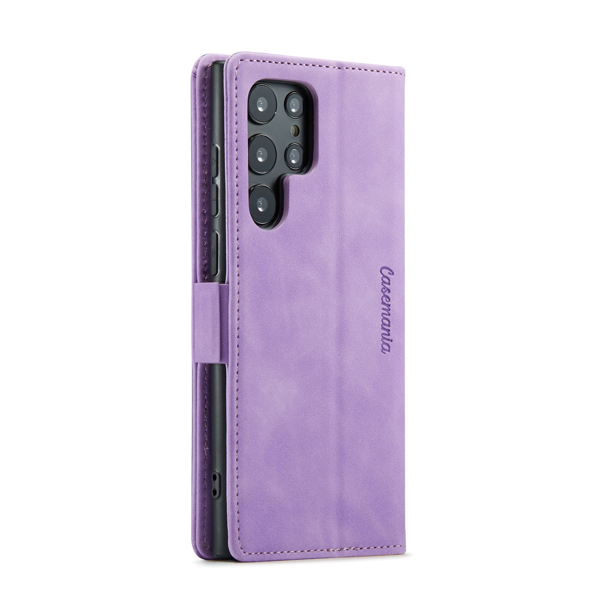 Samsung Galaxy S24 Ultra Hoesje - Bright Lila - Dunne Bookcase