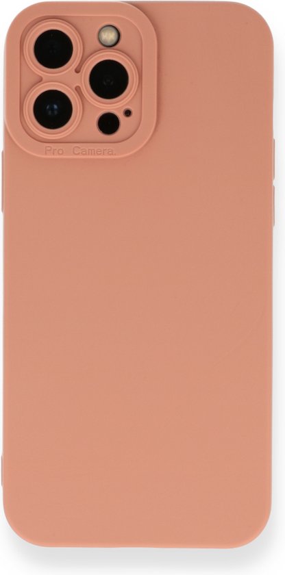 Apple iPhone 12 Hülle - Rosa - Silikon Kameraschutz Backcover