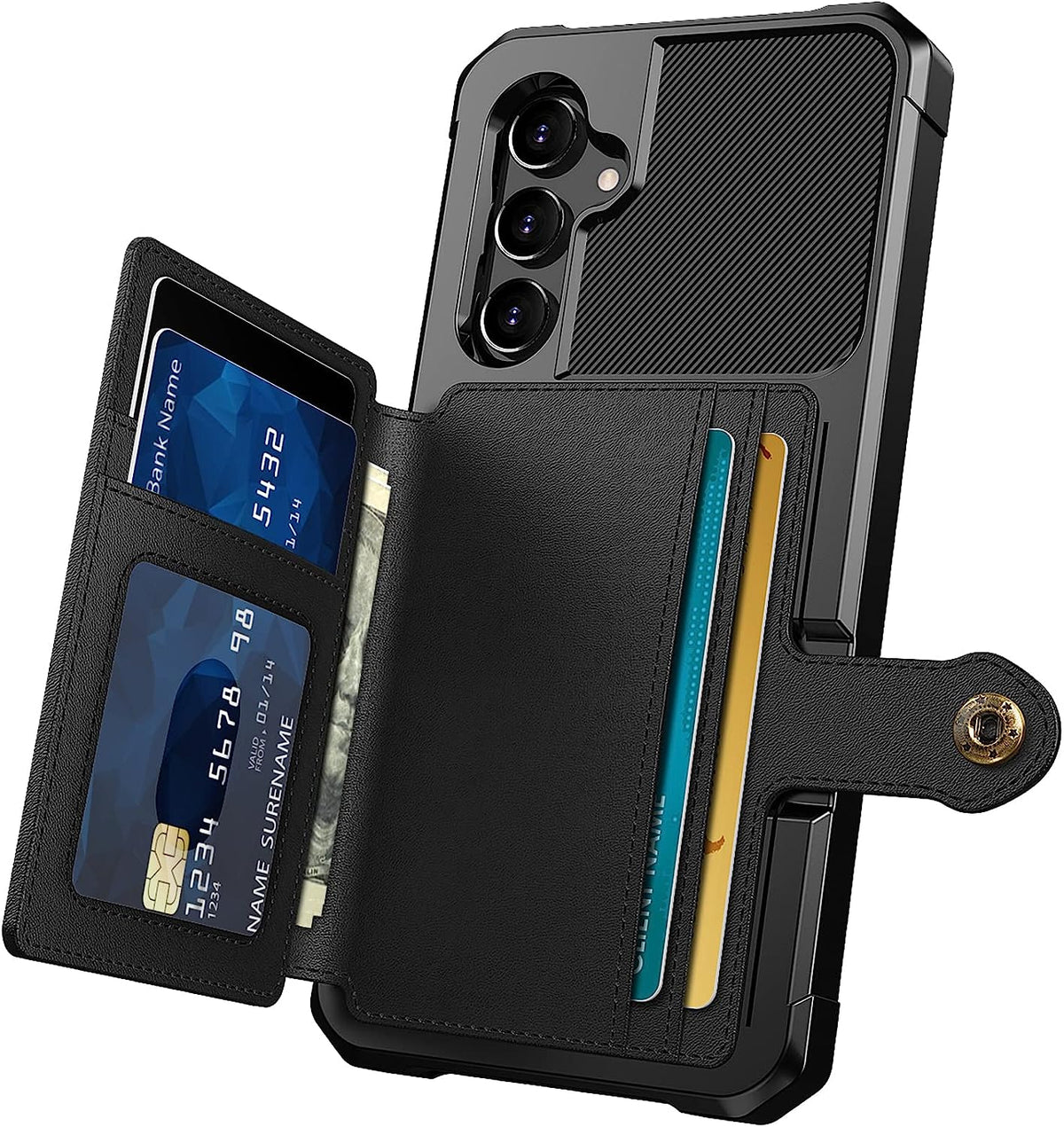 Samsung Galaxy A14 Hoesje - Zwart - RFID Back Cover