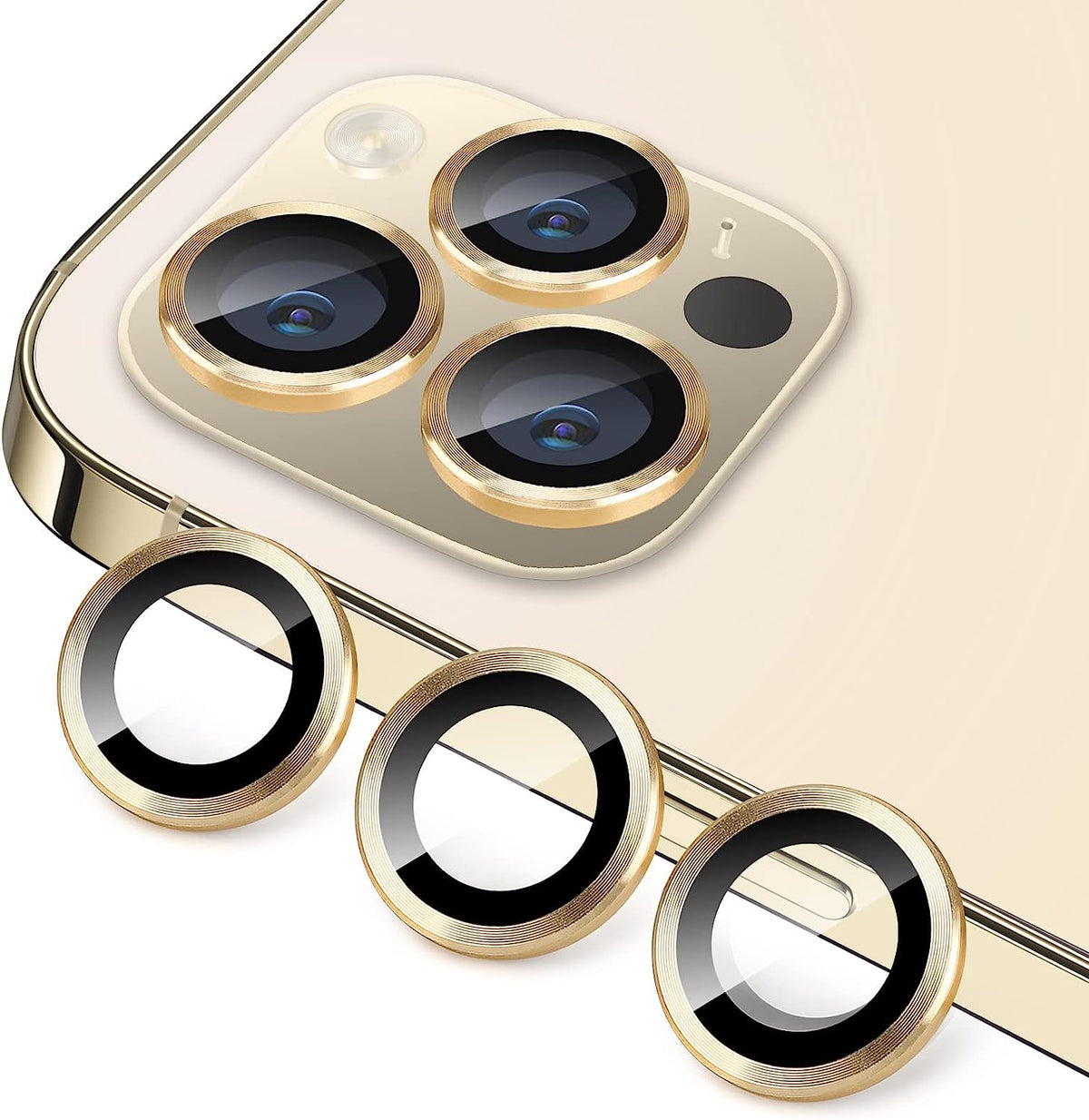 Apple iPhone 14 Pro Max Lens Protector - Goud - 1 Stuk
