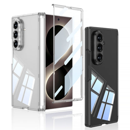 Samsung Galaxy Z Fold8 Ultra Hoesje - Transparant - 360 Graden Full Body Case met Ingebouwde Screenprotector