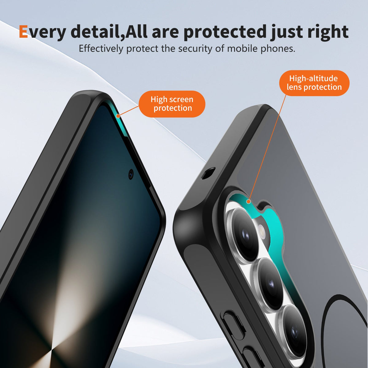 Samsung Galaxy A57 Hoesje - Zwart - Minimalistische Matte Siliconen MagSafe Back Cover