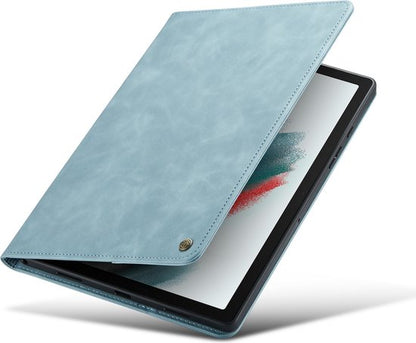 Samsung Galaxy Tab S10 Lite Tablethoes - Aqua Blue - Luxe Bookcase met Pasjeshouder
