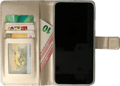 Samsung Galaxy S21 Plus Hoesje - Goud - Bookcase