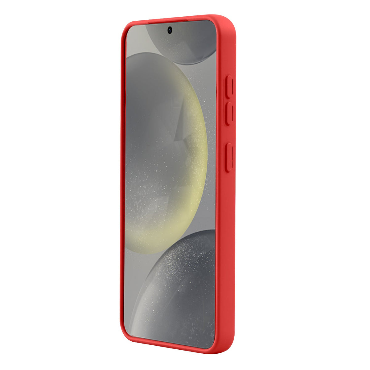 Samsung Galaxy S25 Hoesje - Rood - Liquid Siliconen MagSafe Back Cover