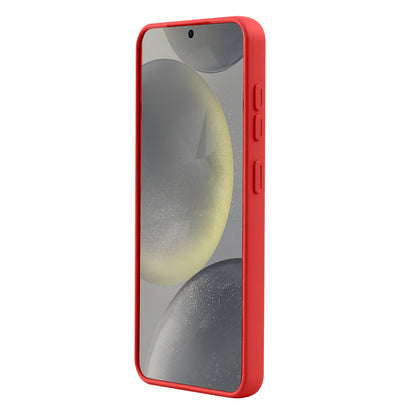 Samsung Galaxy S25 Hoesje - Rood - Liquid Siliconen MagSafe Back Cover