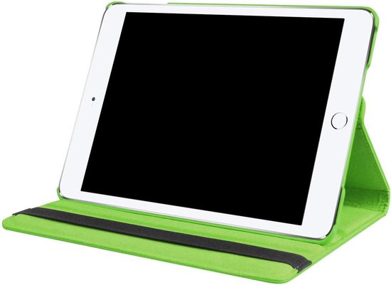 Apple iPad 7 10.2 (2019) Tablethoes - Groen - Draaibare Bookcase