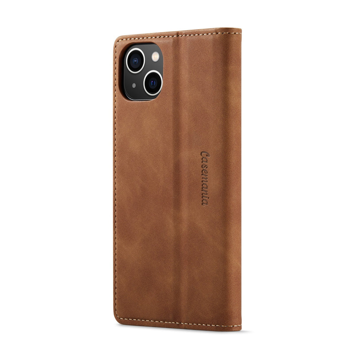 Apple iPhone 15 Plus Case - Sienna Brown - Slim Wallet Case