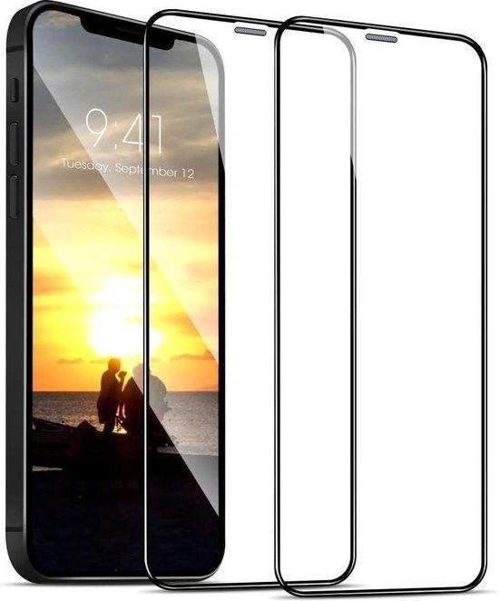 Apple iPhone 12 Screenprotector - Full Cover met Camerabescherming - 2 Stuks