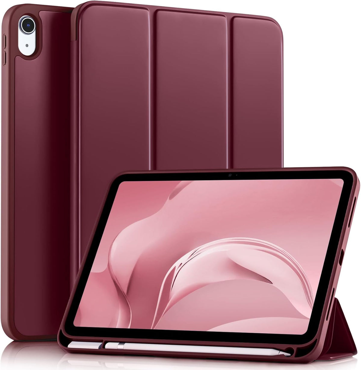 iPad 2026 (A18) Tablet Case - Bordeaux - Smart Cover