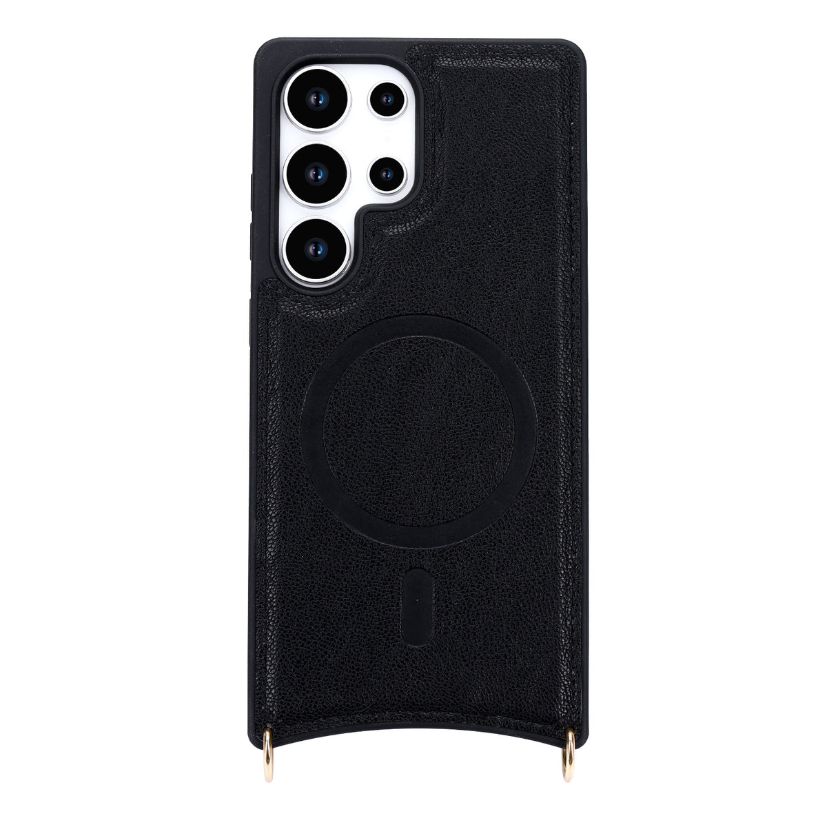Samsung Galaxy S25 Ultra Hoesje - Zwart - 'Amsterdam' Magnetische Wallet Case met Pasjeshouders en
