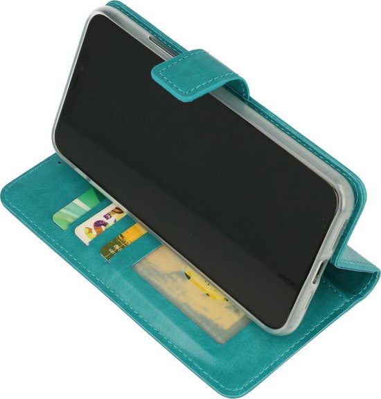 Nokia 1.4 Hoesje - Turquoise - Bookcase