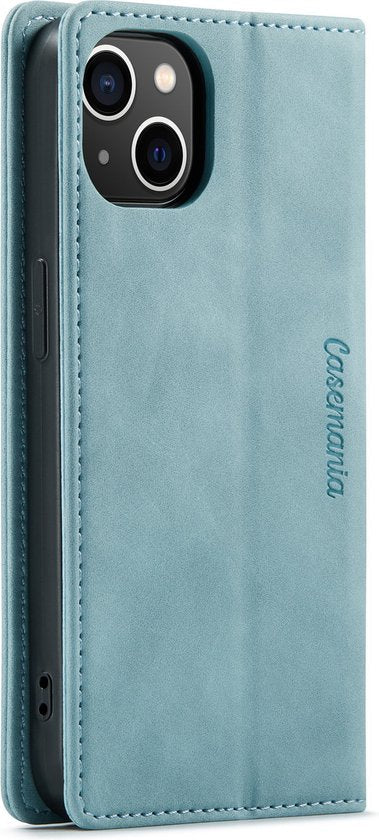 Apple iPhone 11 Hülle - Aqua Blue - Schlanke Klapphülle mit Kartenfach