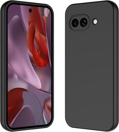 Google Pixel 9a Hoesje - Zwart - Siliconen Back Cover