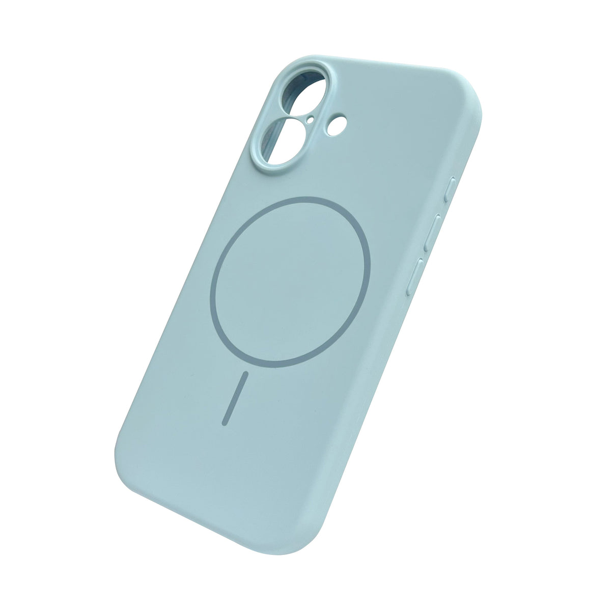 Apple iPhone 17 Hoesje - Licht Blauw - Liquid Siliconen MagSafe Back Cover