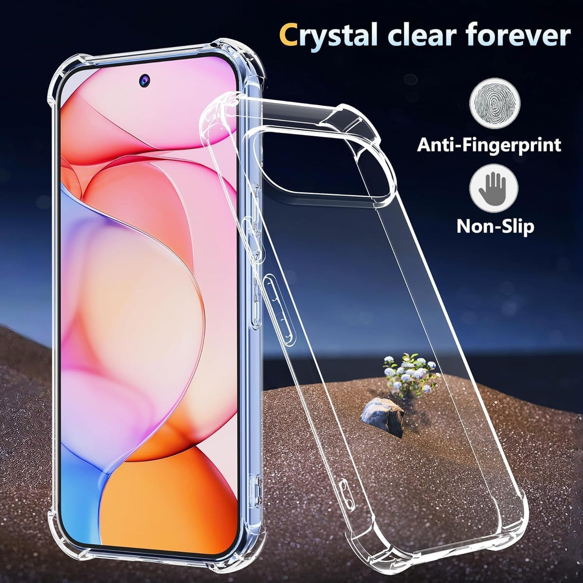 Google Pixel 11 Pro Hoesje - Transparant - Anti-Shock Back Cover