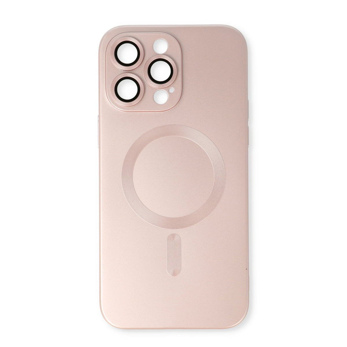 Apple iPhone 15 Pro Max Hoesje - Roze - Matte Siliconen MagSafe Back Cover