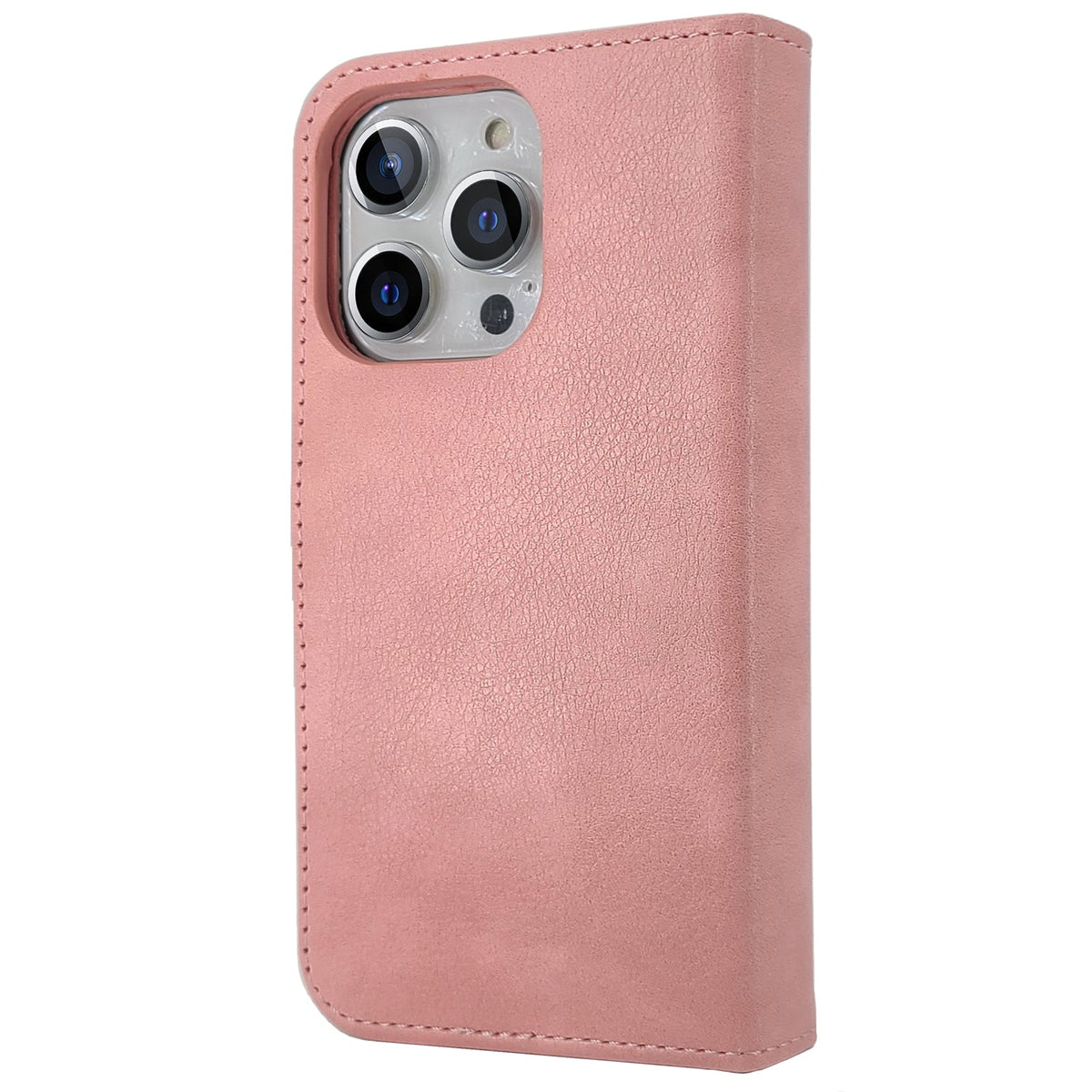 Étui pour Samsung Galaxy A15 5G - Rose - Étui portefeuille 2 en 1 avec 10 compartiments pour cartes