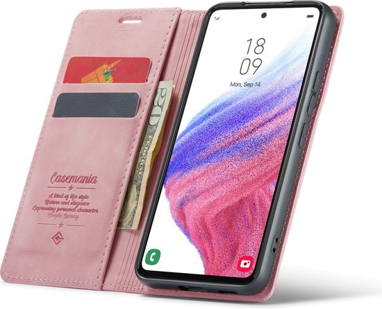Oppo Reno 8 Lite Hoesje - Pale Pink - Dunne Bookcase