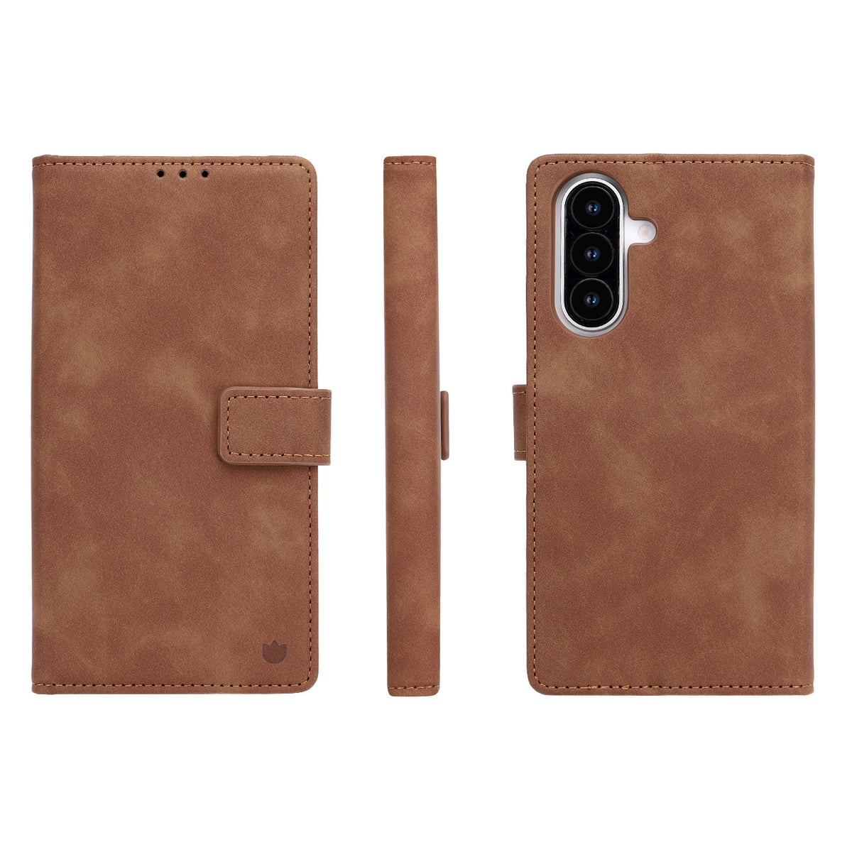 Samsung Galaxy A18 / A17 Hoesje - Sienna Brown - Portemonnee Bookcase