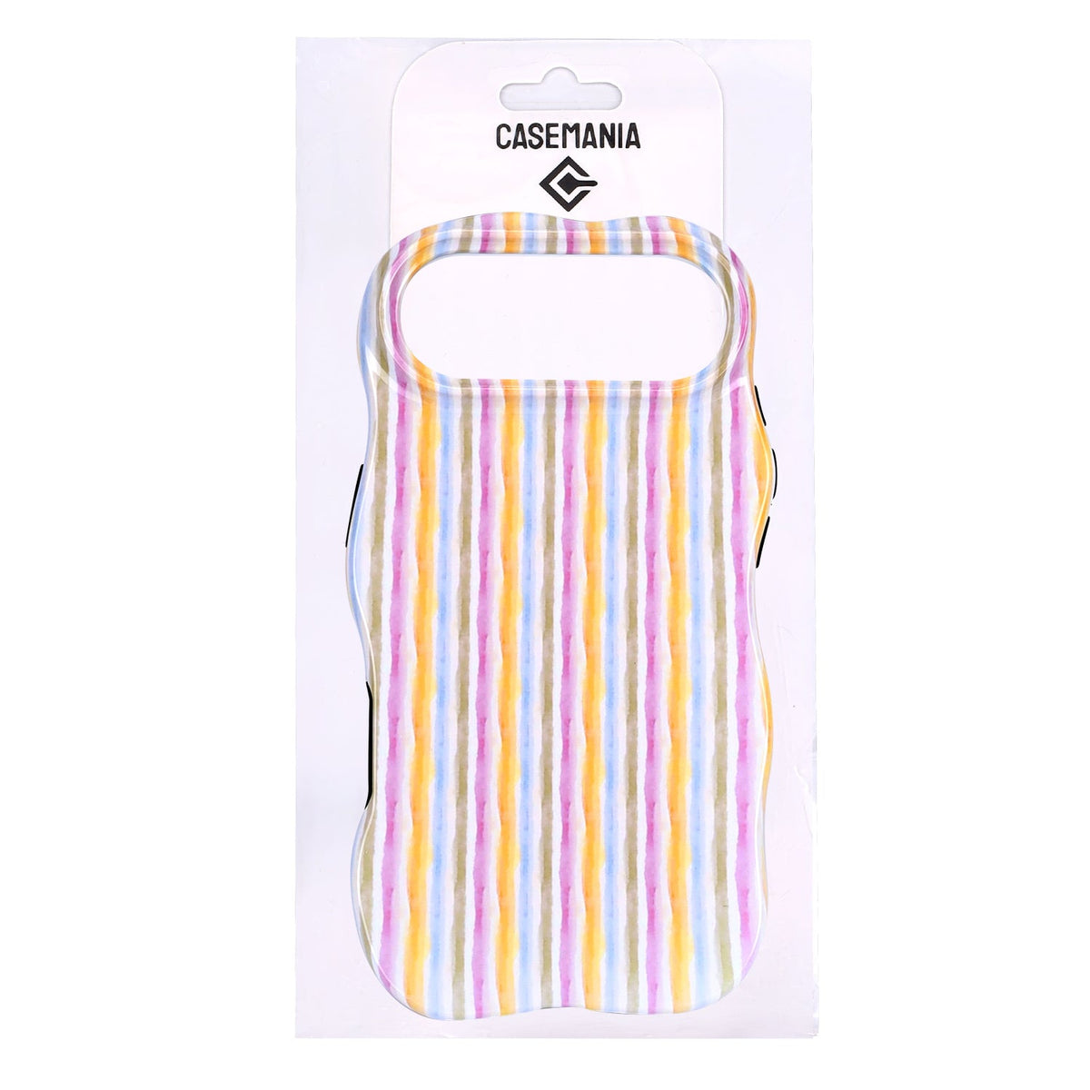 Apple iPhone Air Hoesje - Regenboog - Wave Edge Back Cover