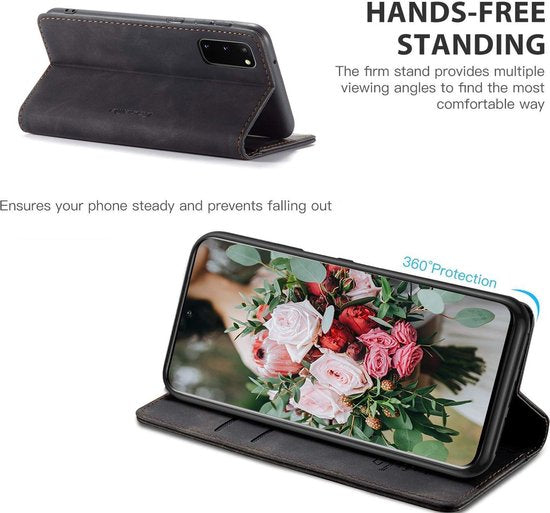 Samsung Galaxy S20 FE Hoesje - Charcoal Gray - Dunne Bookcase