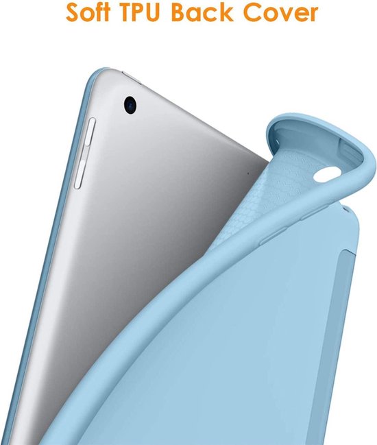 Apple iPad 6 9.7 (2018) Tablethoes - Licht Blauw - Smart Cover