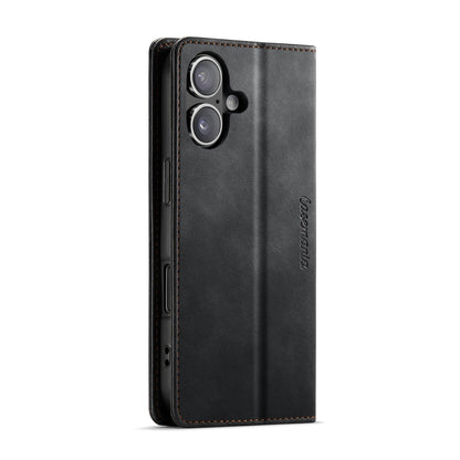 Apple iPhone 17 Case - Charcoal Gray - Luxury Thin Wallet Case