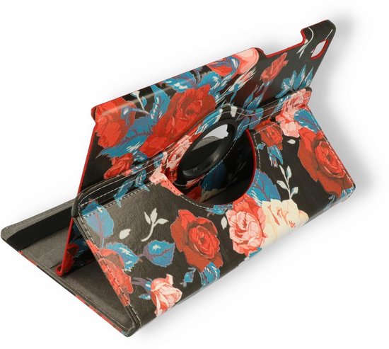 Samsung Galaxy Tab A7 Lite Tablet Case - Vintage Flowers - Rotating Folio Case