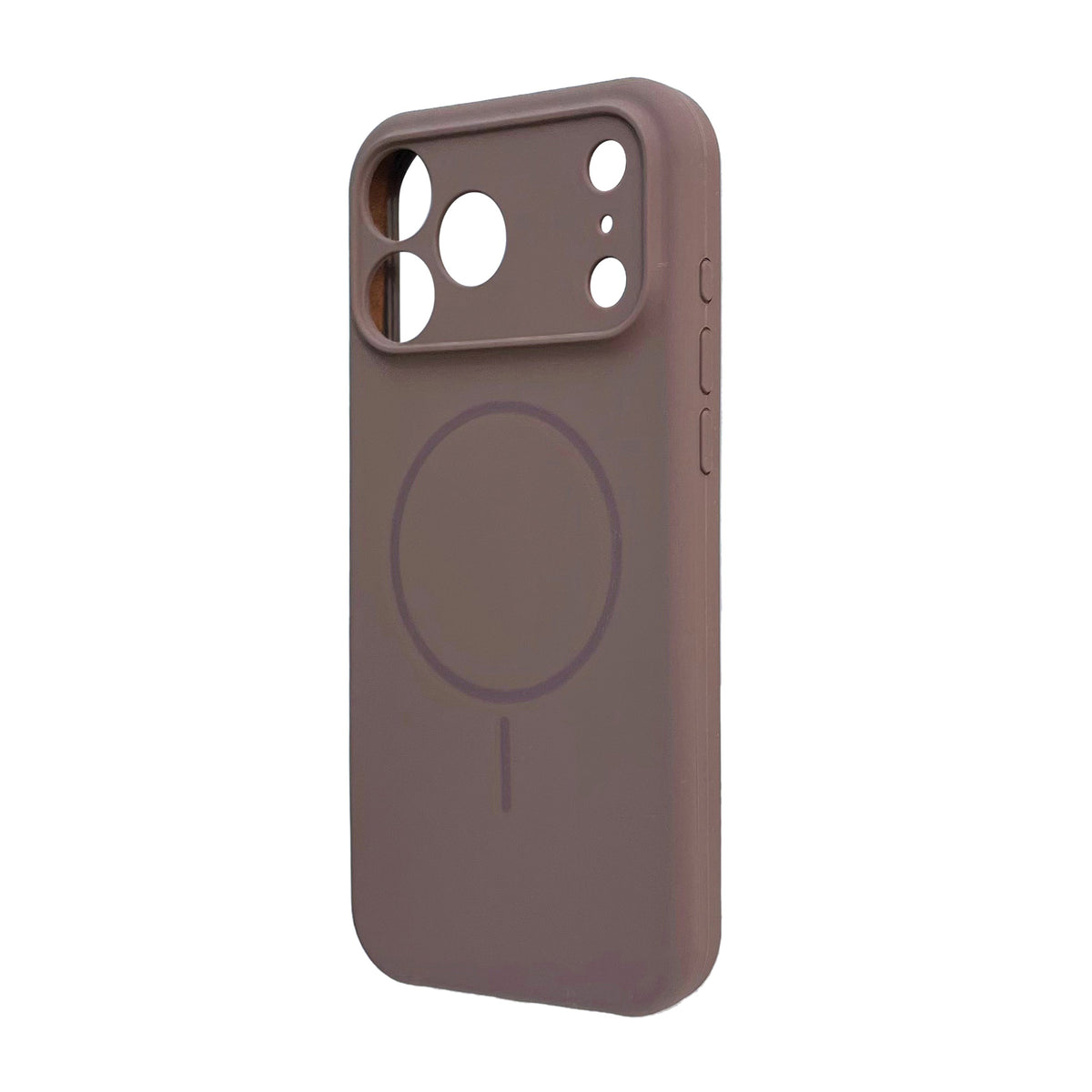 Apple iPhone 18 Pro Max Hoesje - Bruin - Zachte Liquid Siliconen MagSafe Back Cover