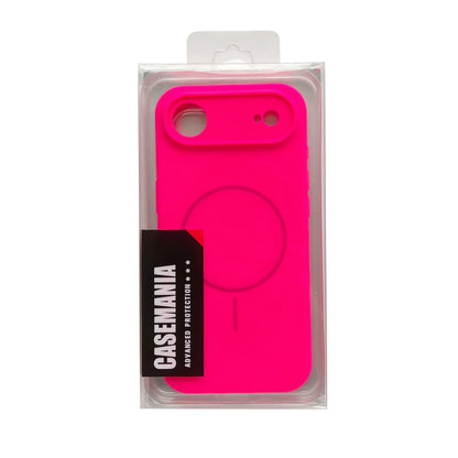 Apple iPhone Air Case - Neon Pink - Liquid Silicone MagSafe Back Cover