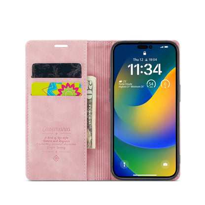 Apple iPhone 15 Pro Hoesje - Pale Pink - Dunne Bookcase