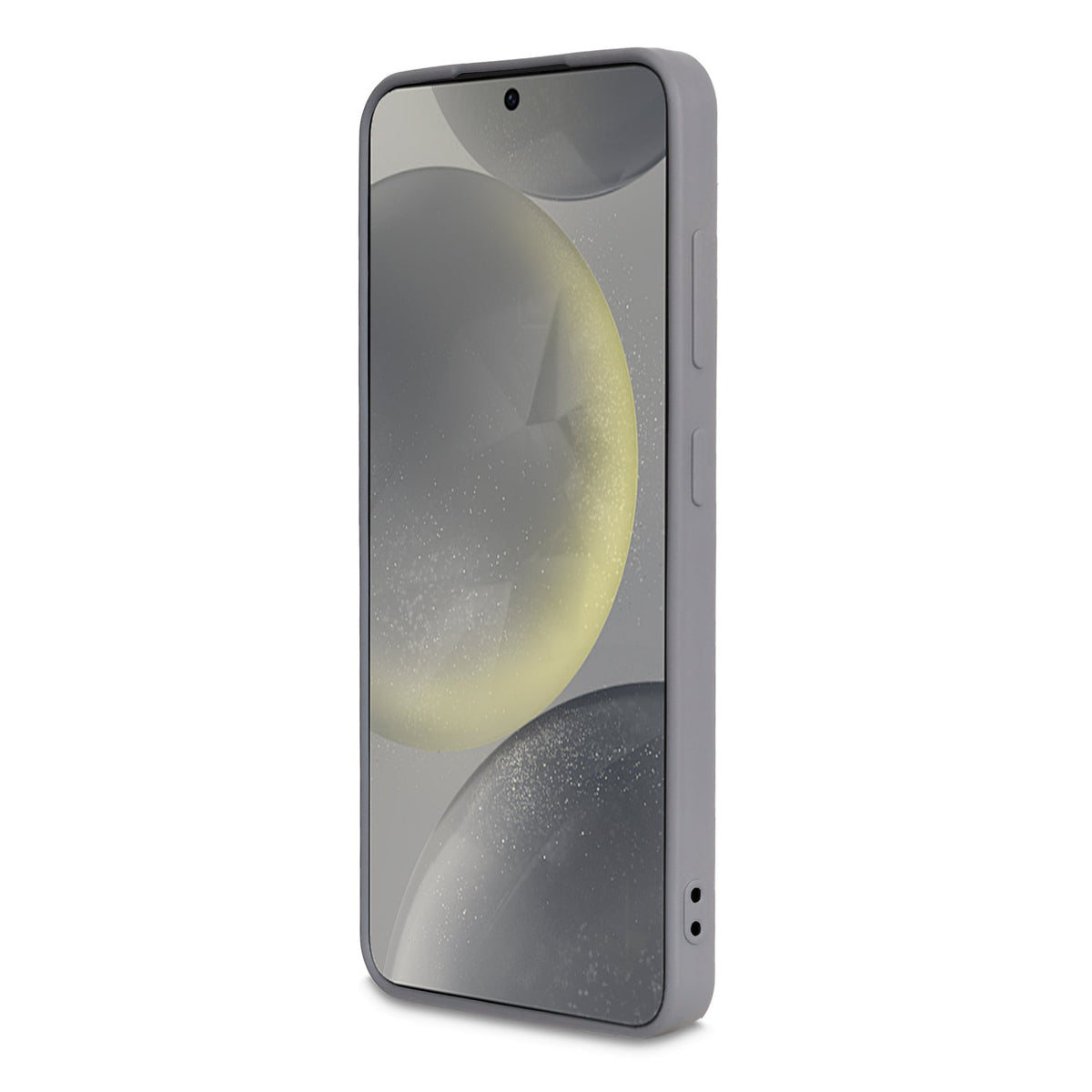 Samsung Galaxy S25 Plus Case - Grey - Diamond Marble Glitter Back Cover
