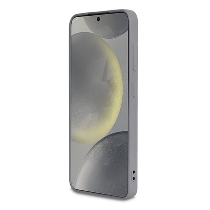 Samsung Galaxy S23 FE Hoesje - Grijs - Diamant Marmer Glitter Back Cover
