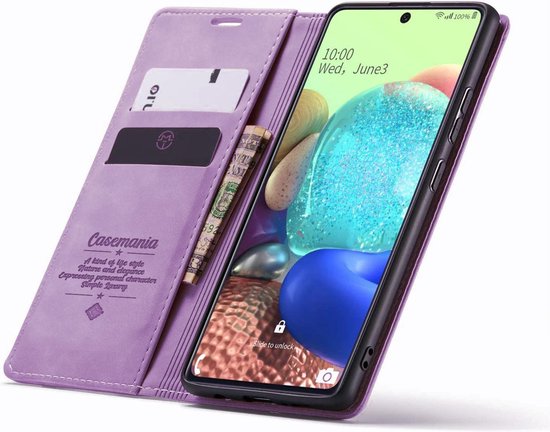 Samsung Galaxy S20 FE Hoesje - Bright Lila - Dunne Bookcase