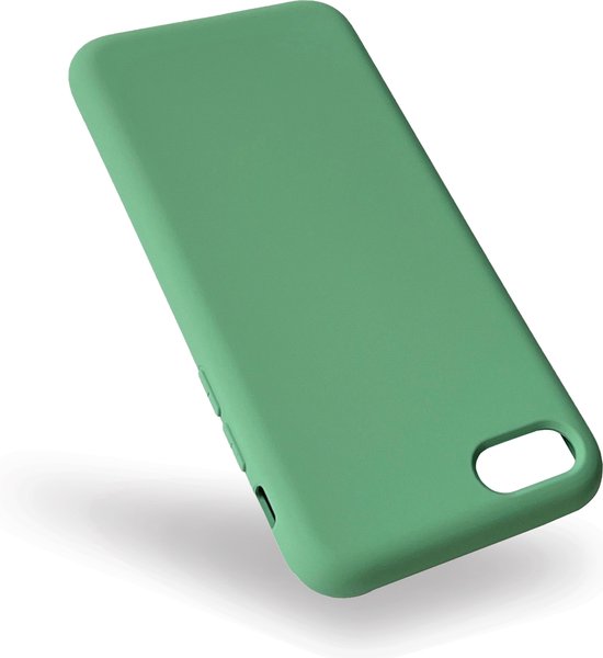 Apple iPhone SE (2022) Hoesje - Licht Groen - Siliconen Back Cover