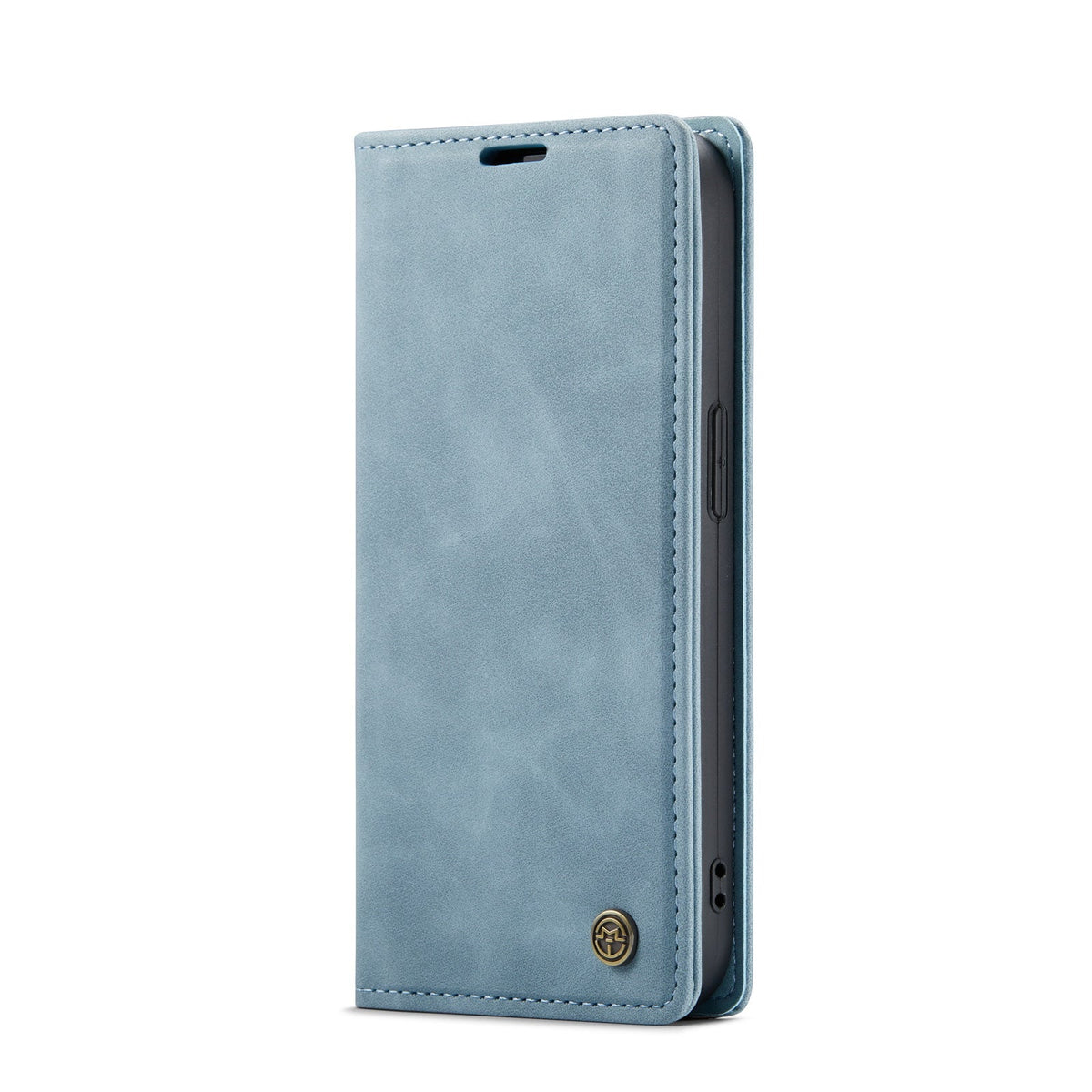 Apple iPhone 15 Pro Max Hoesje - Aqua Blue - Dunne Bookcase